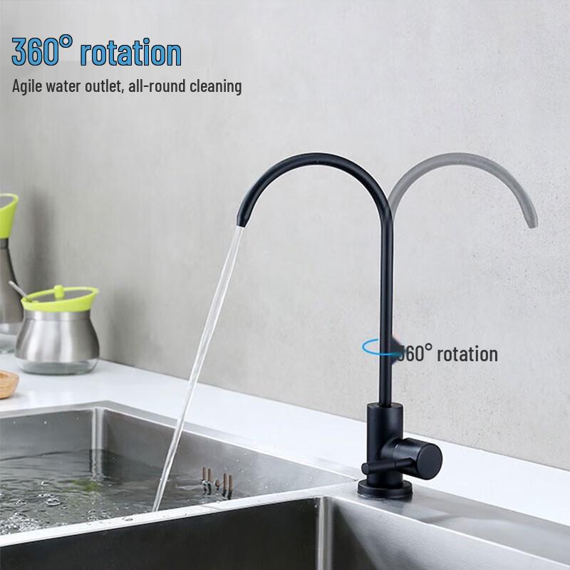 304 Stainless Steel Kitchen Single Cold Water Purifier Faucet