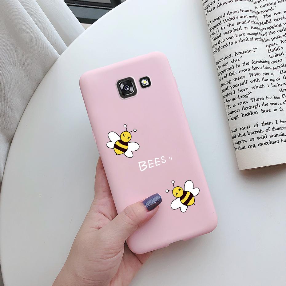 Hülle Für Samsung Galaxy A7 2017 Hülle Niedlich Bemalte Silikon Weiche TPU Handy Rückseite Abdeckung Stoßstange Für Samsung A7 2017 A720 A720f Hüllen