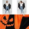 Halloween Costume Kids Pumpkin Bat Caped Cosplay With Polyester Fabric For Teen Adults