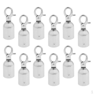 12 Piezas Tope de Extremo de Cuerda Tapones de Cordón Con .5