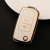 Soft PU Car Remote Key Case Full Cover Holder For Volkswagen VW POLO Tiguan Passat B5 B6 B7 Golf EOS Scirocco Jetta MK6 OctaviaT