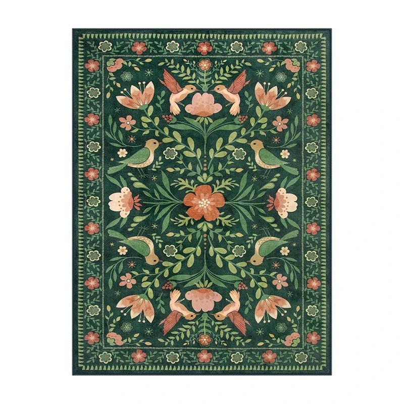 Carpet for Living Room Bedroom Rug Bedside Floor Mat Large Size Spring Plant Flower Carpets Vitality Home Decoration Rugs