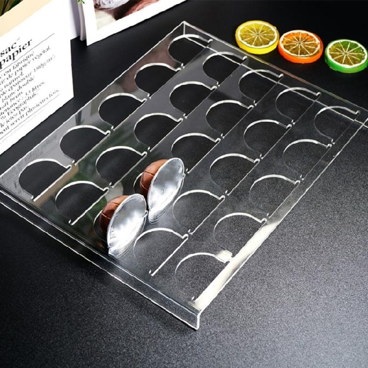 Clear Acrylic Coffee Pods Rack Coffee Pods Stand Coffee Pods Shelf Acrylic Coffee Pods Holder Suitable for Coffee Pods