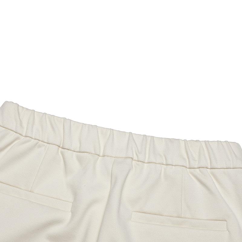 FILA Loose Comfortable Knitted Wide Leg Casual Pants Women bottoms Cloud-Mushroom-White F11W514803FWT