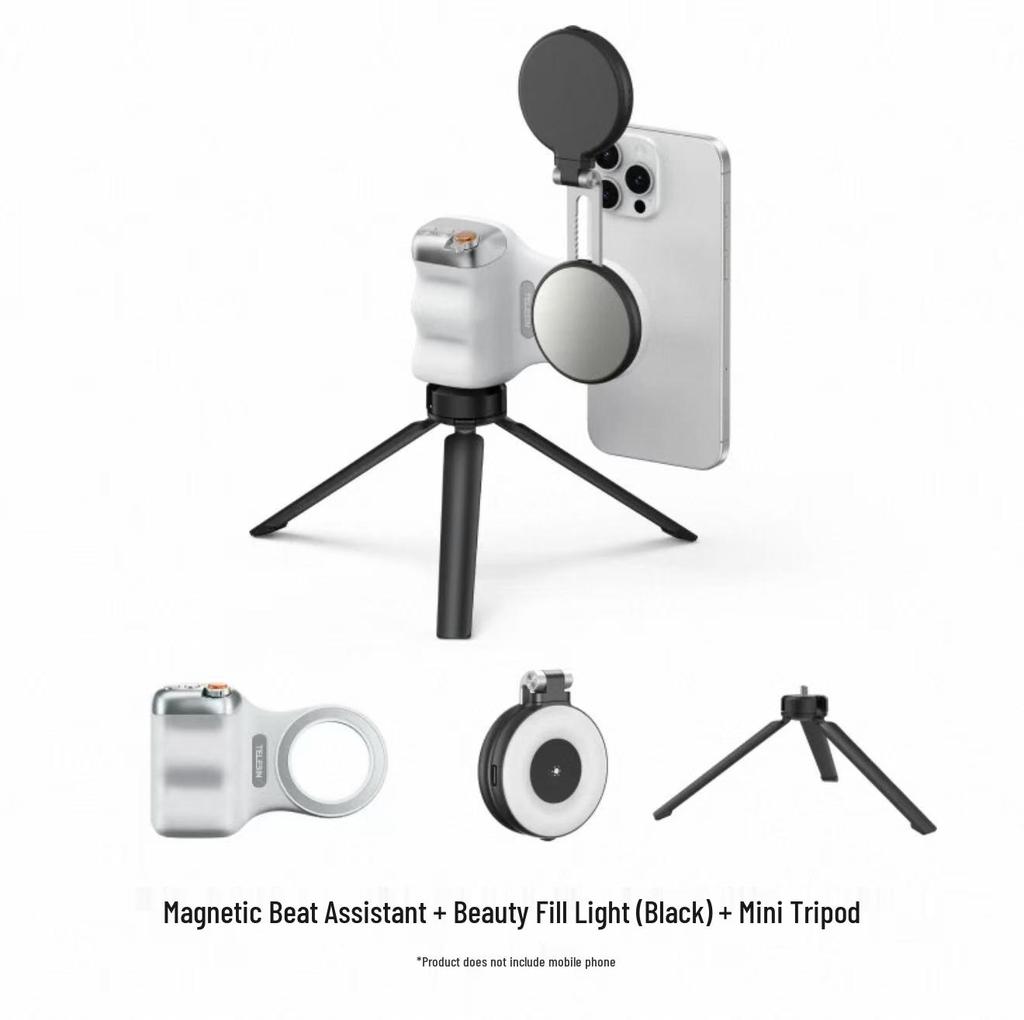 Telesin Fun Shoot MFI Certified Magnetic Remote Photography Handle with Auxiliary Zoom