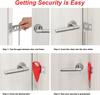 Additional Safety and Privacy for Apartment Home School Hotel Travel Lock Down Security Door Locker Padlock Portable Door Lock