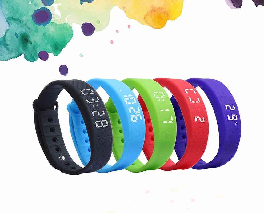Smart Watch Fitness tracker Wristwatch Calorie Counter Sports Watches Men синий
