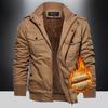 Winter New Thick Jacket Plus Velvet Plus Young and Middle-aged Plus Large Size Loose Cotton Cotton-padded Jacket Coat