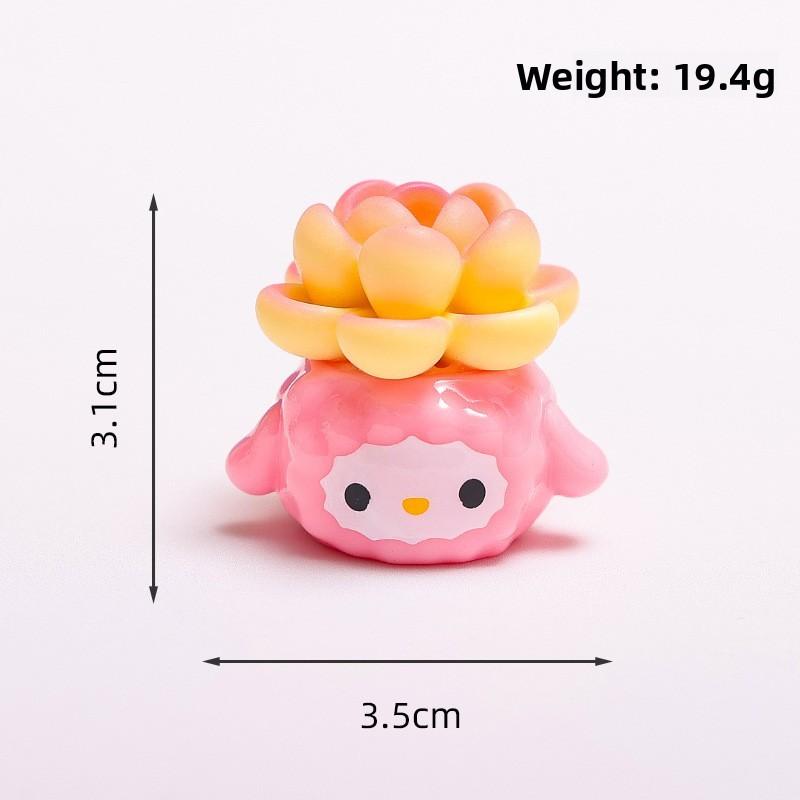 

Куроми Мультяшная Мелодия Смоляные Украшения Для Стола И Гостиной Креативный Декор Pink Sheep