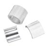 Sturdy Durable Spacers Mount Riser Clamp Silver Handlebar Motorcycle Motorcycle Accessories 1-1/8" 22 Mm To 28mm