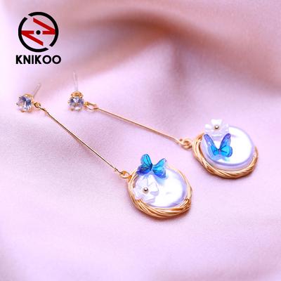 Geometry Earrings For Women Fashion Flower Pearl Earrings Jewelry For Wedding Party Gifts Earrings