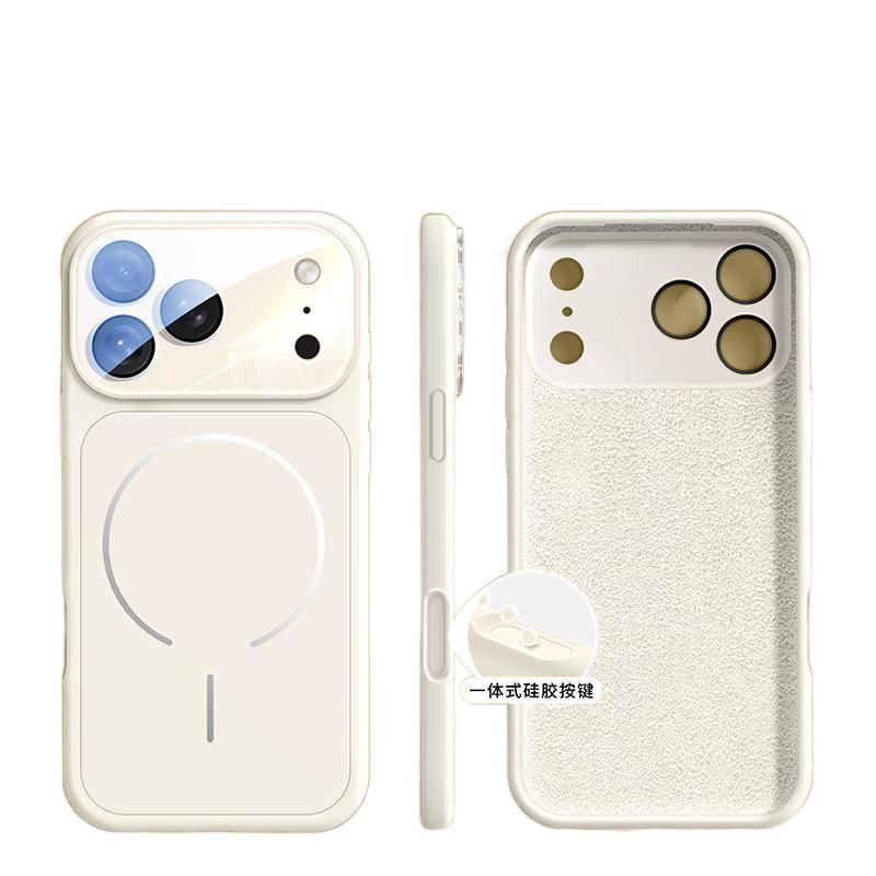 Applicable to iphone17 mobile phone case, new Apple 14promax case 16pro series magnetic suction 15pro anti-drop