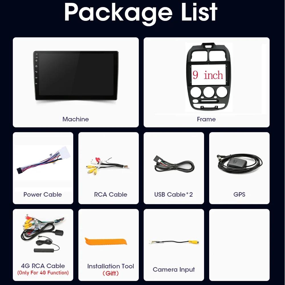 Car Android Auto For Hyundai Accent II 2 LC2 1999 - 2012 Radio Stereo Multimedia Player GPS Navigation 4G WIFI Head Unit No 2din