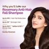 Mamaearth Rosmarin Anti-Haarausfall Shampoo mit Rosmarin & Bockshornklee | Zur Reduzierung von Haarausfall & Haarbruch | Bis zu 94% stärkeres Haar* | Bis zu 93% weniger