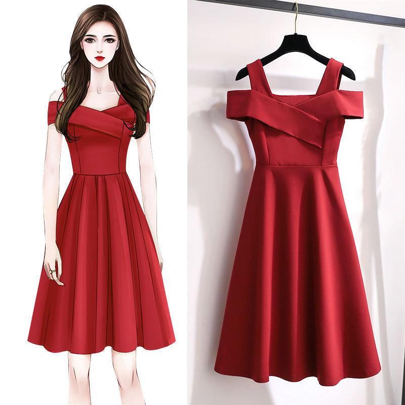 Women's V Neck Short Sleeve Midi Dress Loose Fit High Waist Casual A-Line Dress Solid Color Irregular Off Shoulder Summer Plus Size Dress