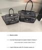 Large Kelly Cowhide Crossbody & Shoulder Bag - Fashionable Underarm Platinum Handbag with Spacious Capacity