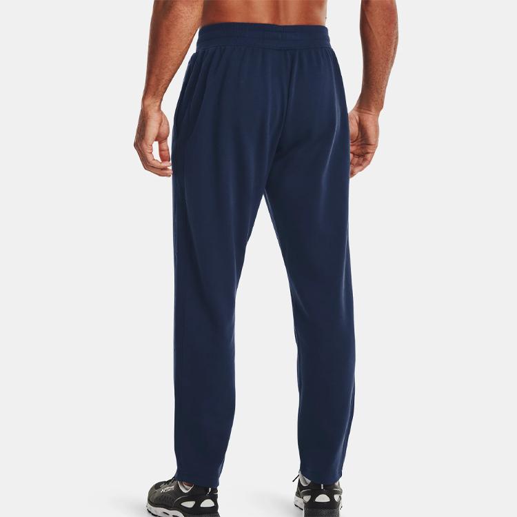 Under Armour Logo Training Loose Fleece Pants Men pants Blue 1359030-408