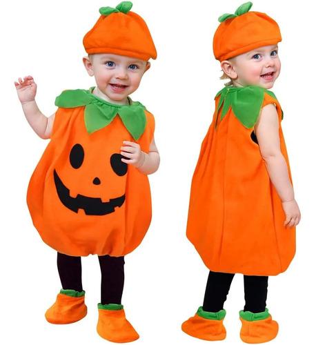 Pumpkin Costume For Boys And Girls, Halloween Soft Costume