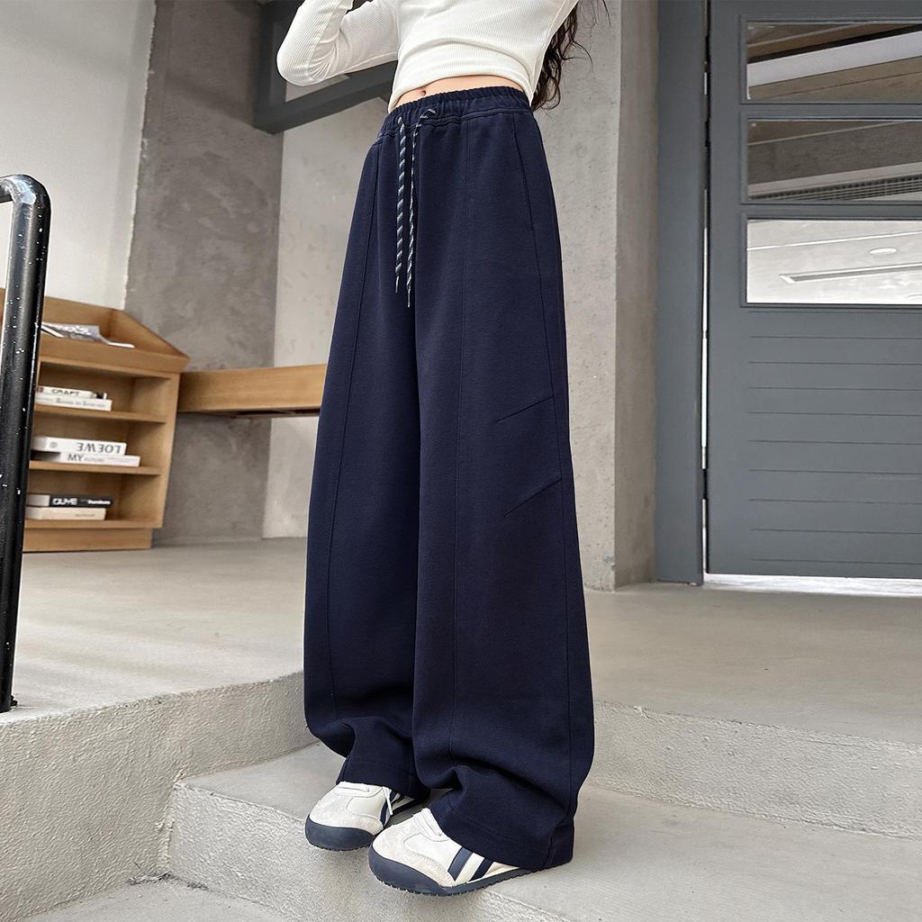 2025 Wiosna i Jesień Modne Spodnie Casualowe dla Dziewcząt - Długie Spodnie dla Dzieci Średnich i Dużych