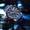 CRRJU 2306New steel band men's watch, simple business style, personalized men's fashion, waterproof with calendar
