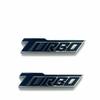 GWOXB1 Metal TURBO car logo suitable for body trunk tail side car sticker decal decorative accessories
