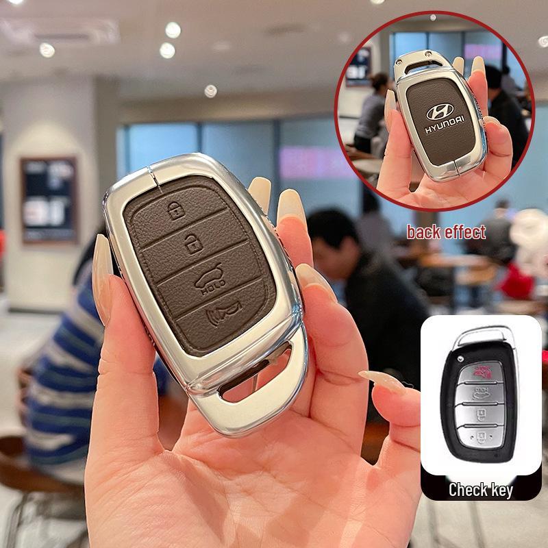 Hyundai Key Case Compatible with Mingtu, ix35, ix25, Langdong, Lingdong, Tusheng, Sonata 9, Reina Models