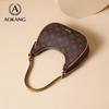 AOKANG Damen Retro Halbmond Crossbody Umhängetasche