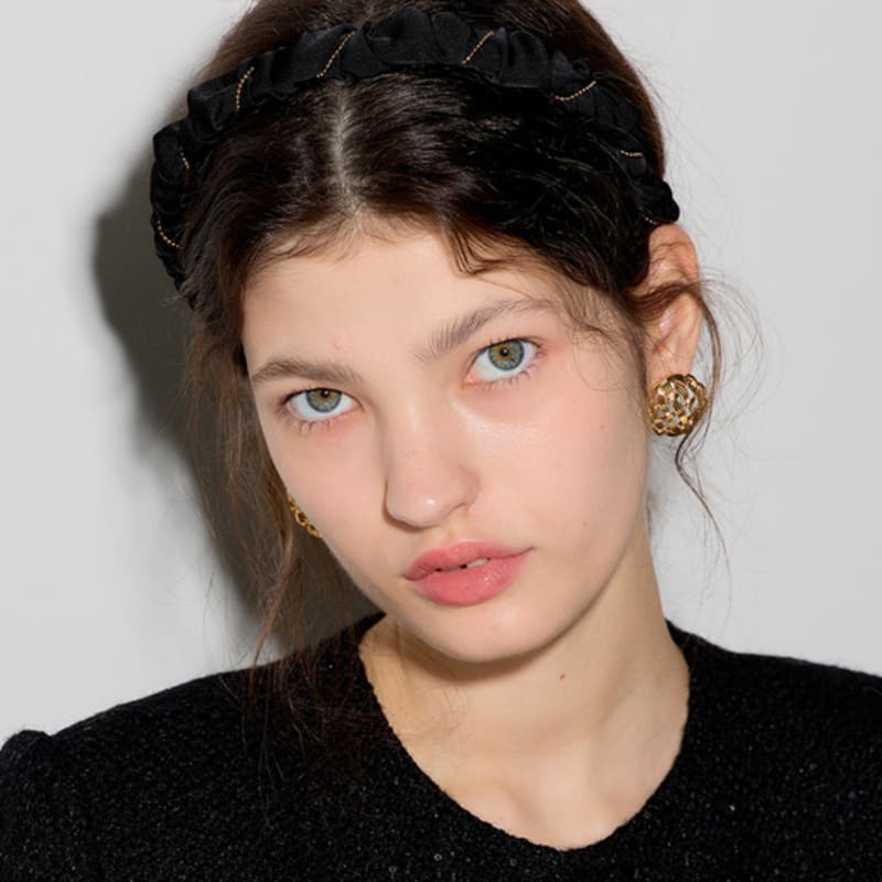 

Украшения Philosophy LB_С повязкой для волос с золотой линией BLACK_FREE