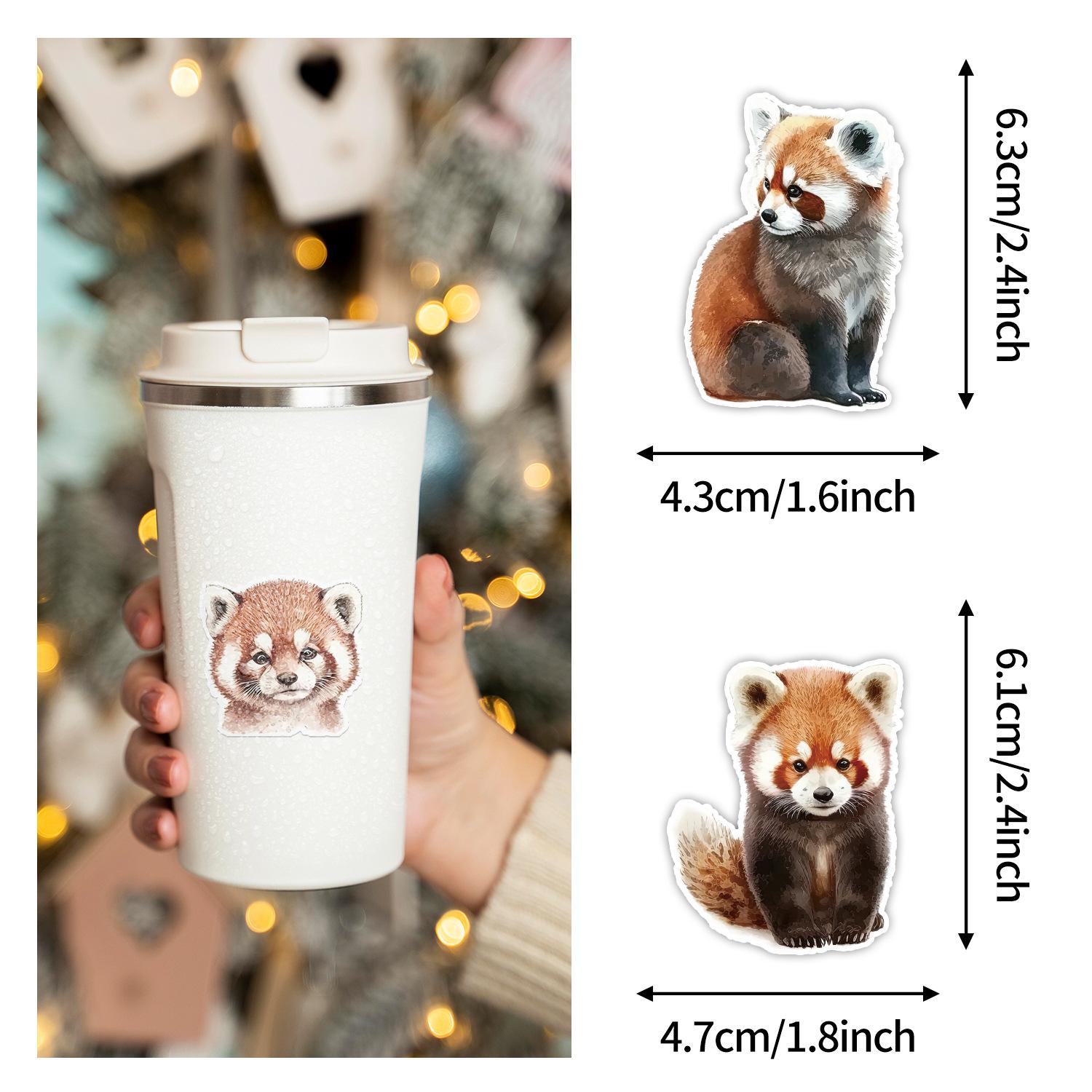 

50 Small Raccoon Graffiti Stickers Ins Style Children s Cute Hand Account Stickers Water Cup Mobile Phone Waterproof Creative Stickers