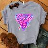 New Funny Girls Just Wanna Have Fun Printed T-Shirts Fashion Women Short Sleeve Cool Summer Casual Tops
