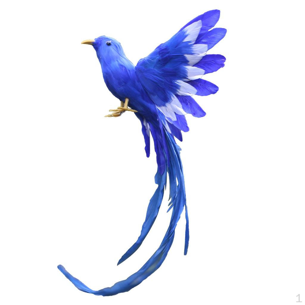 

Штучний птах, імітація сороки, декор для дому та саду 15-28 см Blue Tail