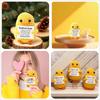Positive Energy Duck Doll Hug Pocket Mini Handmade Plush Wool Knitting Dolls Funny Emotional Support Crochet Gift for Birthday