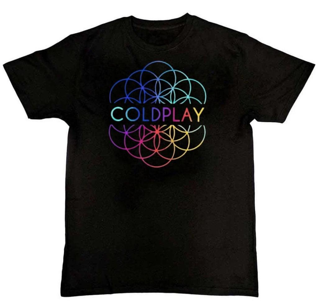 Coldplay Concert Tour Graphic Print Mens T-Shirt