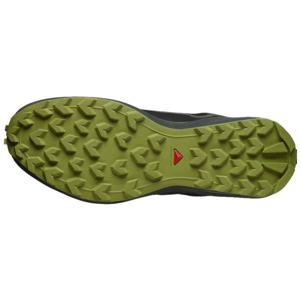SALOMON Speedcross Peak Slip Resistant Abrasion Resistant Low top Trail Running Shoes Men's Black Green 477905