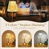 Rechargeable Desk Lamp With LED Aesthetic Design And 3 Color Light Modes For Bedrooms