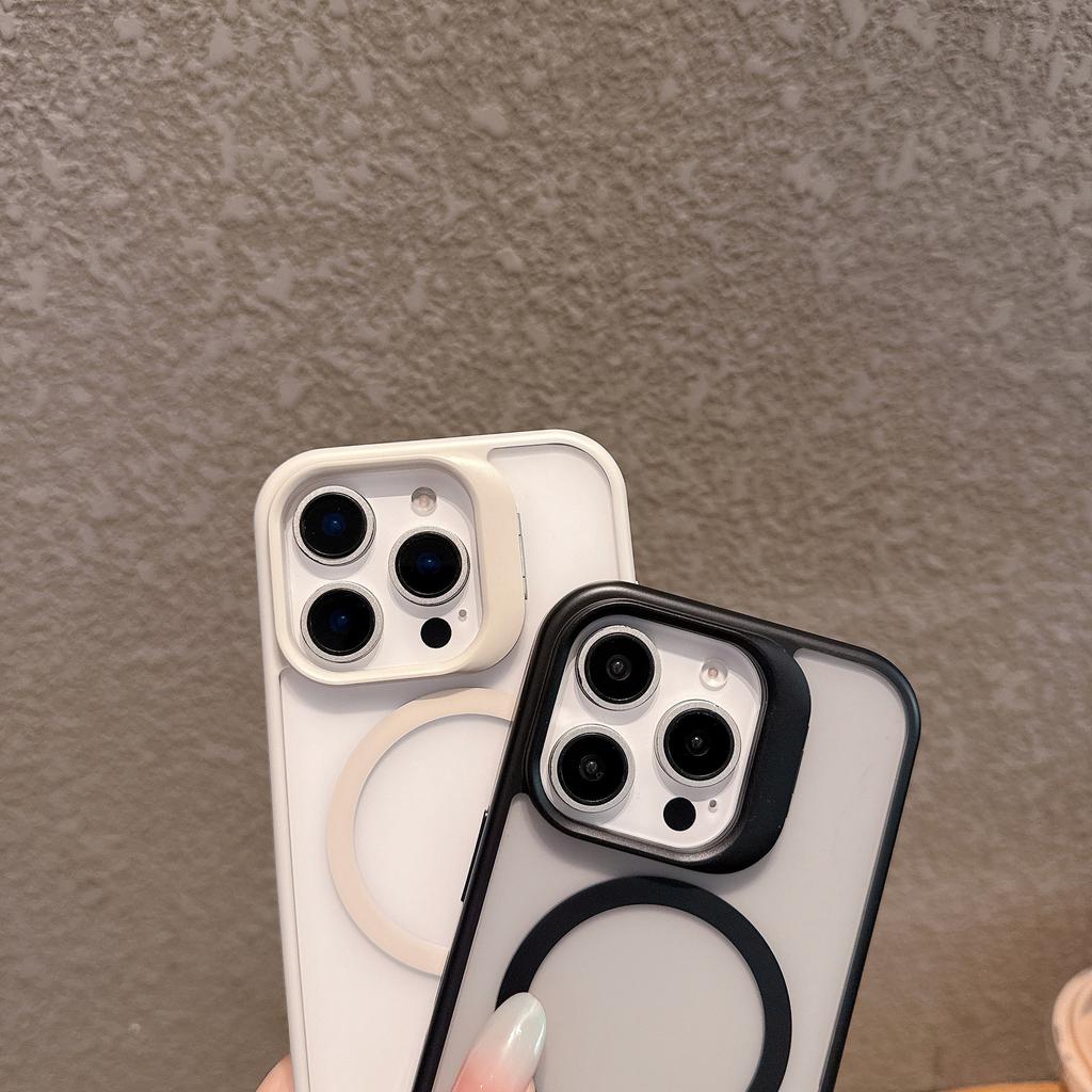 Applicable To IPhone 16 Phone Case Cooling Magnetic Suction Apple 15 ProMax Lens Bracket Protection Case