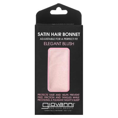 Satin Hair Bonnet, Elegant Blush, 1 Hair Bonnet