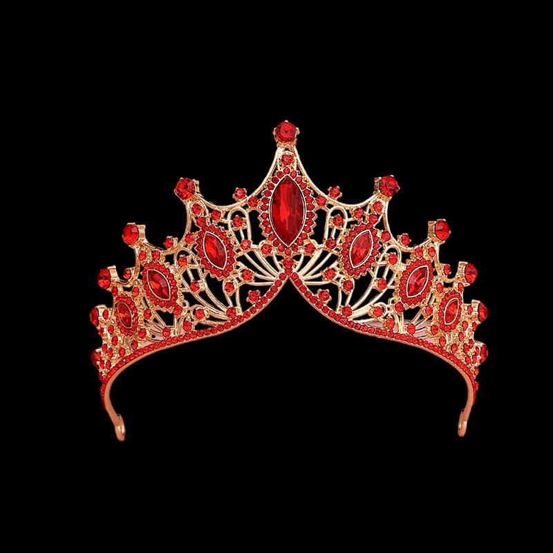 Bridal Crown Headband Headband Wedding Korean Style Birthday Adult Gift Crystal Crown Princess Dress Hair Accessory