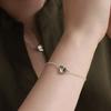 Ozel Silver925 Lovely Heart Pendant Bracelet PS137B
