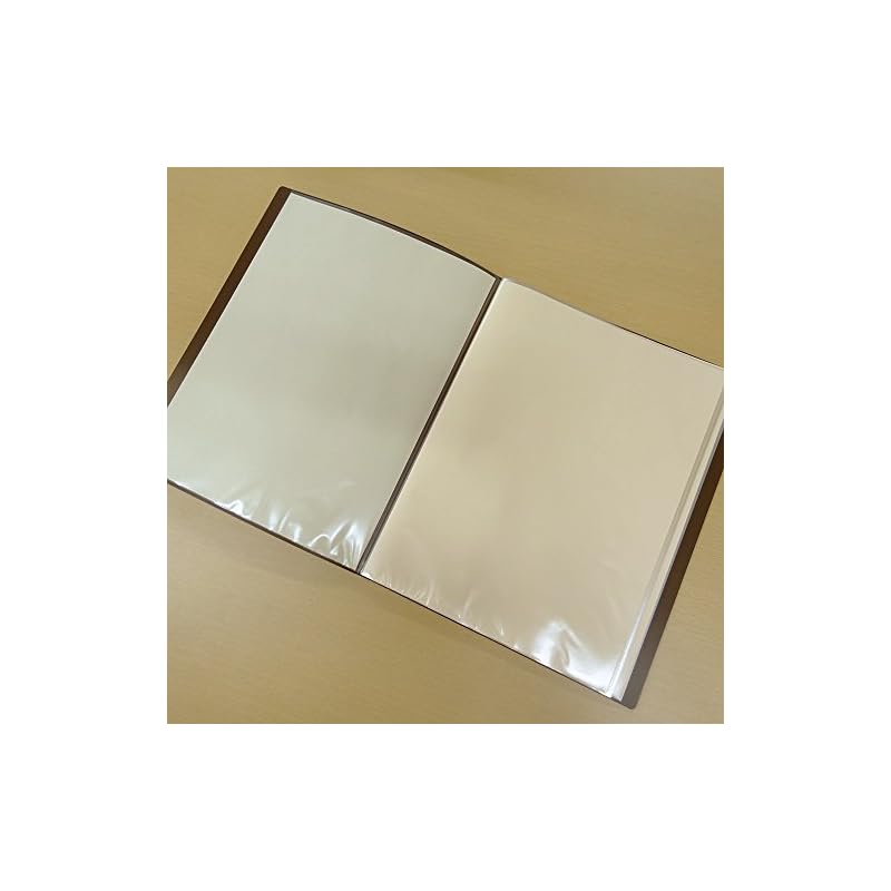 Kuretake Calligraphy File, Artwork File for Half-Size Paper, Brown, KN22-1