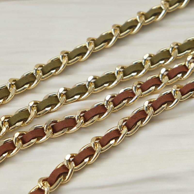 New Phone Accessory Long Cellphone Chain Anti Lost Universal Metal Leather Shoulder Neck Crossbody Phone Strap Case Holder Chain