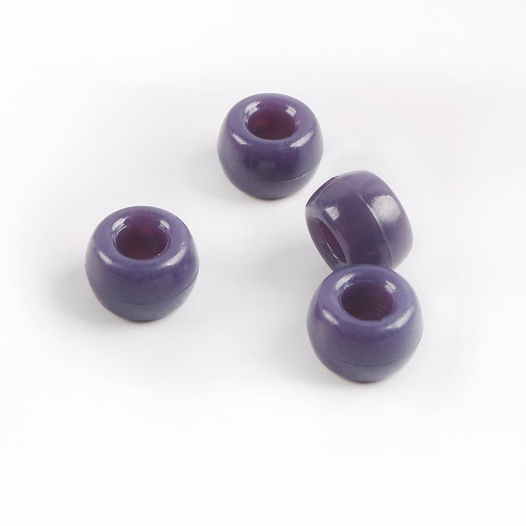Acrylic Pony Beads Large Hole Beads Dreadlocks Solid Color Bucket Beads Diy Mobile Phone Chain Necklace Loose Beads Jewelry Accessories