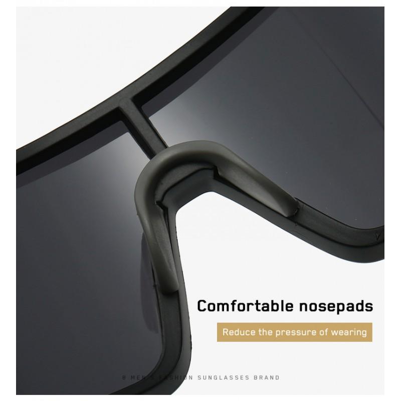 Unisex Oversized Wraparound Cycling Sunglasses UV Protection Sports Eyewear Outdoor Activities