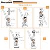 Bonvoisin Hydraulic Crimping Crimping for Crimping Bare Terminals 10 Japanese Instruction Manual Included Tool, Pliers, Copper/Aluminum 16-240mm²,