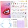 Dental Diamond Tooth Decoration, Tooth Diamond Tool Diy Set, Tooth Sticker, Diamond Love Horse Eye Decoration