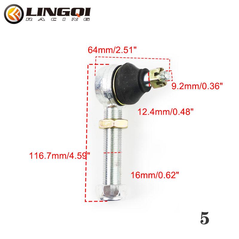 LINGQI M10 M14 M16 Adjustable Ball Joint Kit Electric ATV Go Kart Rocker Arm Spare Parts For Quad Buggy Bike Accessories