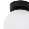 ALTA WHITE 1-FLAT CEILING LAMP BLACK E14