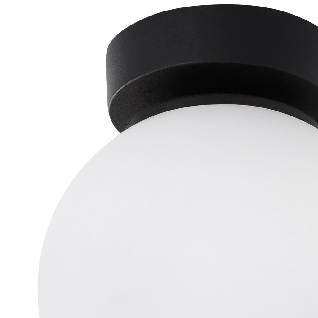 ALTA WHITE 1-FLAT CEILING LAMP BLACK E14
