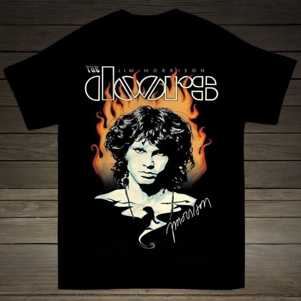 Jim Morrison The Doors Band For Fan Black Unisex T-Shirt All Size S To 5XL 1L516
