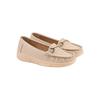 Shoetopia Buckle Detailed Casual Cream Loafers For Women & Girls /Eu41